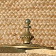 Table basse en marbre et laiton, style Maison Jansen, années 1970