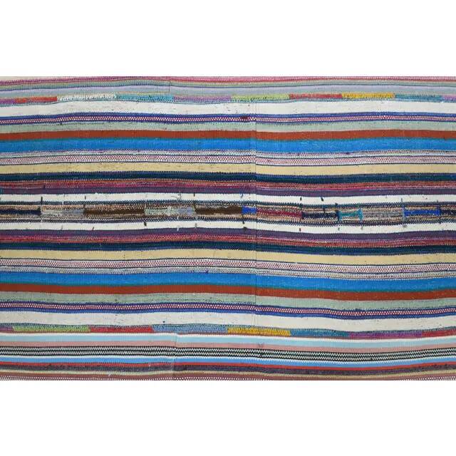 1970s vintage Turkish Oushak handmade wool cotton beige area rug 302x398