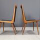 Mid century italian dining chairs, set of 6 - 1950s