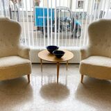 Modernist ceramic bowl by Carl-Harry Stålhane, Design Huset, Sweden.