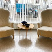Bol en céramique scandinave moderniste de Carl-Harry Stålhane Design Huset, Suède