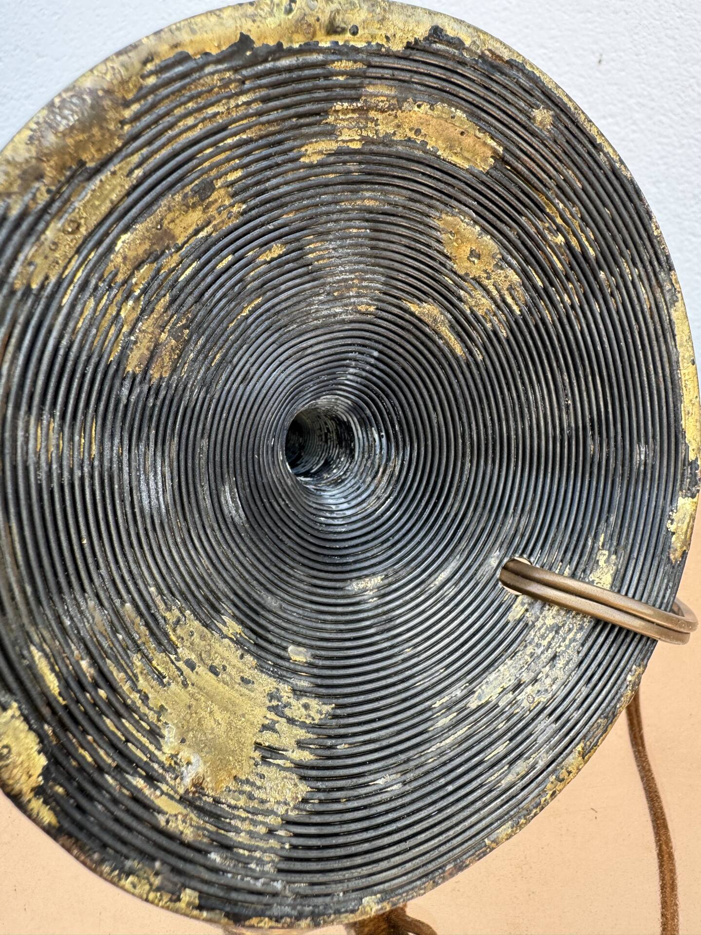 Lampe brutaliste Max Bré années 60