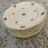 Set of 12 Vintage Dessert Plates