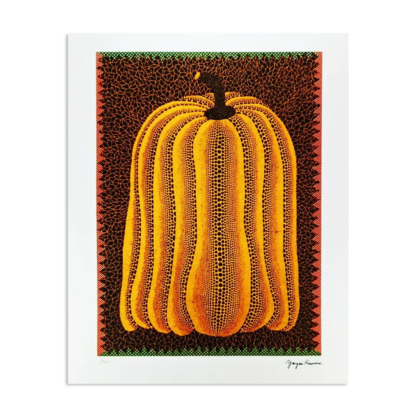 Lithographie en édition limitée d'après Yayoi Kusama