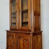 Vintage Rustic Bookcase In Solid Wood 20th Century