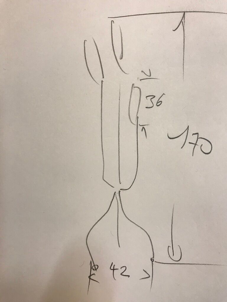 Floor lamp house lunel france 1950