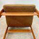 Set of 2 bridge armchairs from the 70s design Bruno Rey vintage solid beech