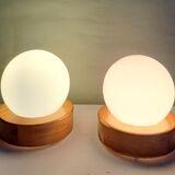 Pair of bedside lamps