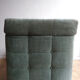 Canapé modulable en velours vert amande 1970