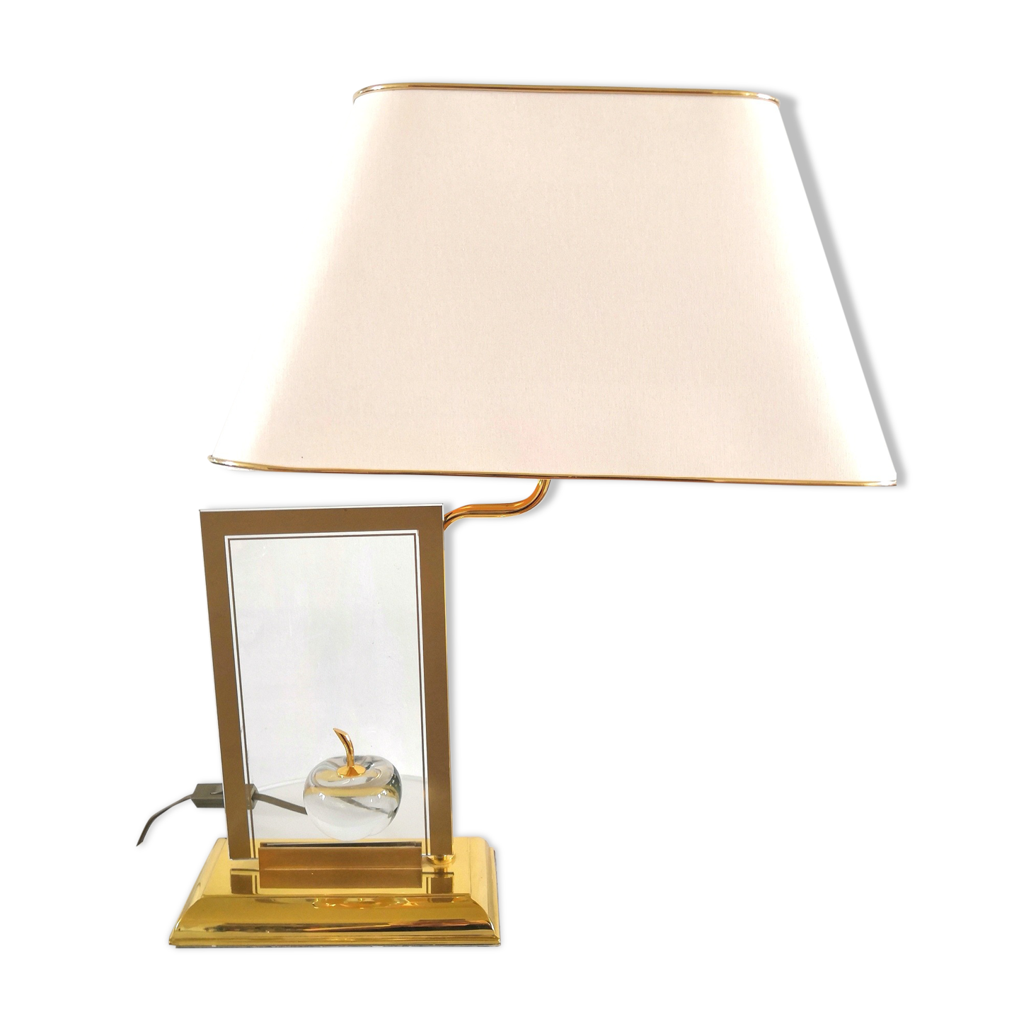 Hanging apple lamp in crystal design Le Dauphin