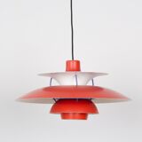 Danish vintage pendant lamp PH 5 proj. Poul Henningsen, Louis Poulsen, 1958
