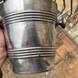 English Art Deco silver plated champagne bucket cooler Mappin & Webb, anni '30