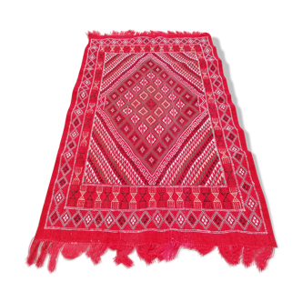 Tapis kilim marocain berbère rouge