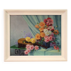 French signed painting still life from the 20th century