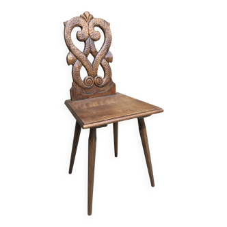 Chaise alsacienne artisanale
