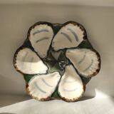 Majolica oyster plate