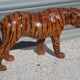Genuine leather animal, tiger measuring 58 cm.