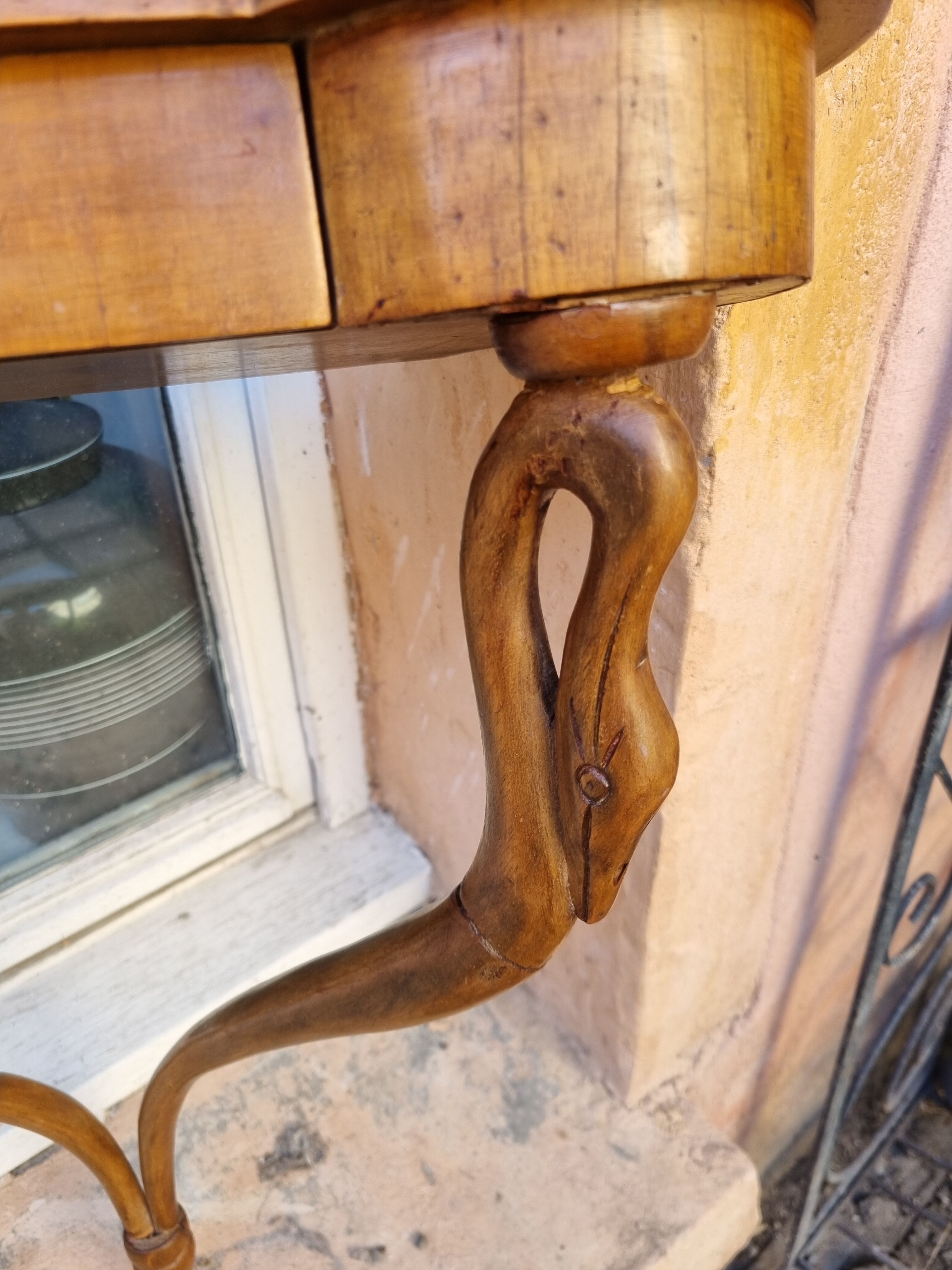 Art deco wall console