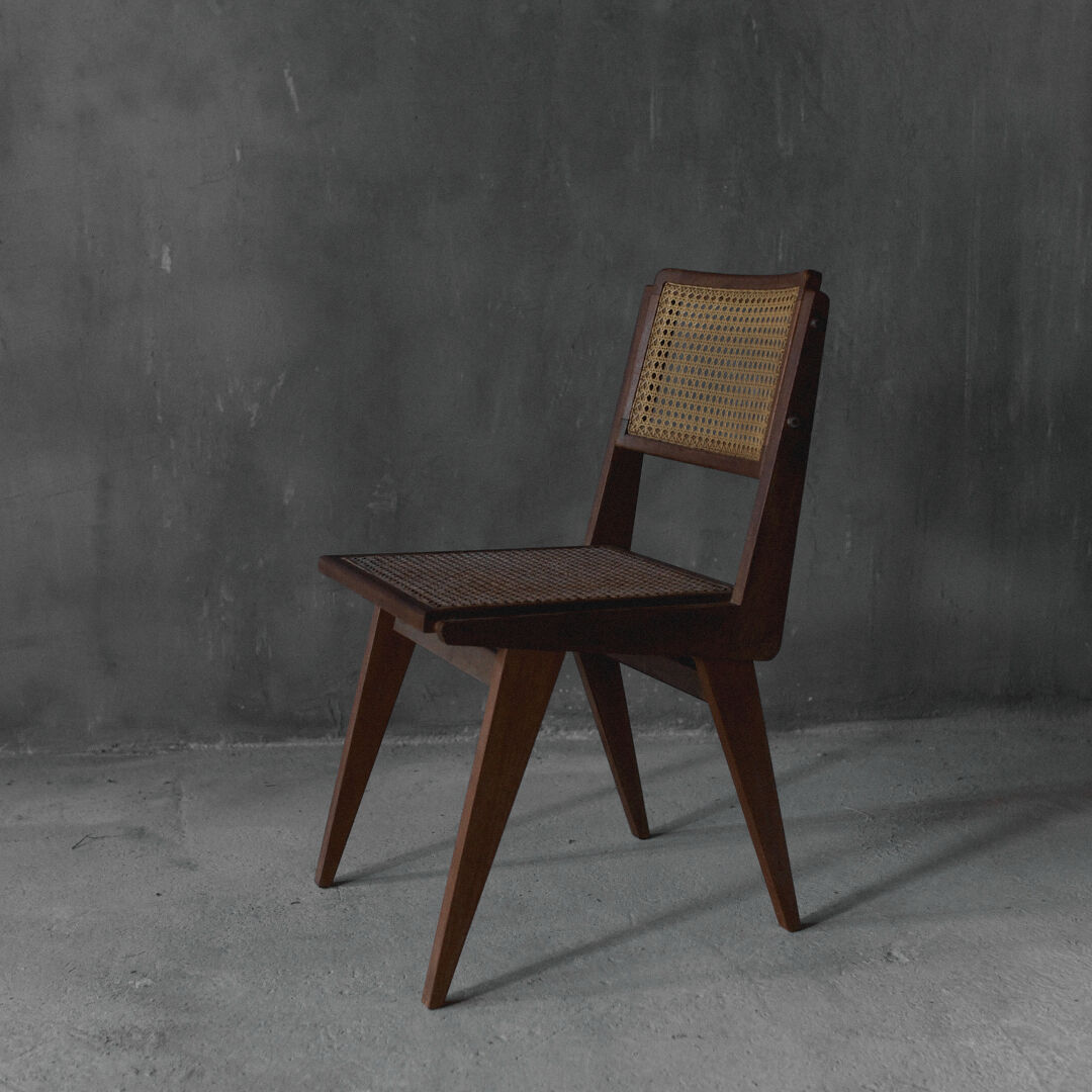 Chaise cannage année 50