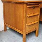 Scandinavian light oak desk