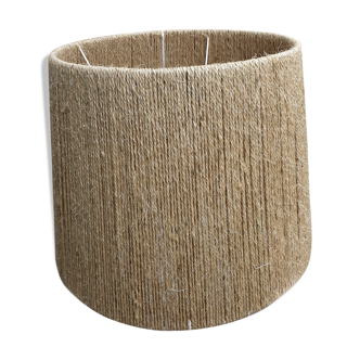 Natural rope lampshade low diameter 55 high 42