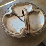 Silver metal tray