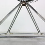 Rudi verelst set of 2 original "delta" wire armchairs, 1971