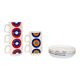 Set of 5 porcelain cups Franco Pozzi, Italy, 1970