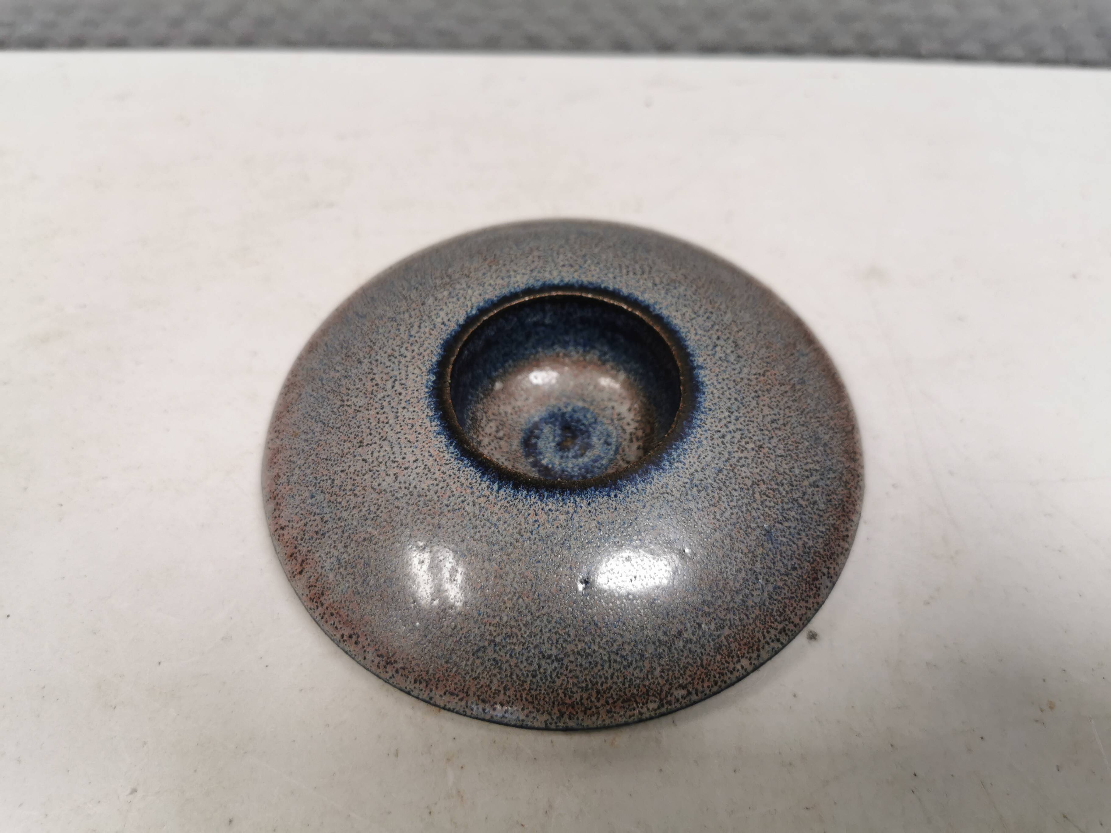 Little ceramic tea-light holder, made by M, Denmark, 1990s