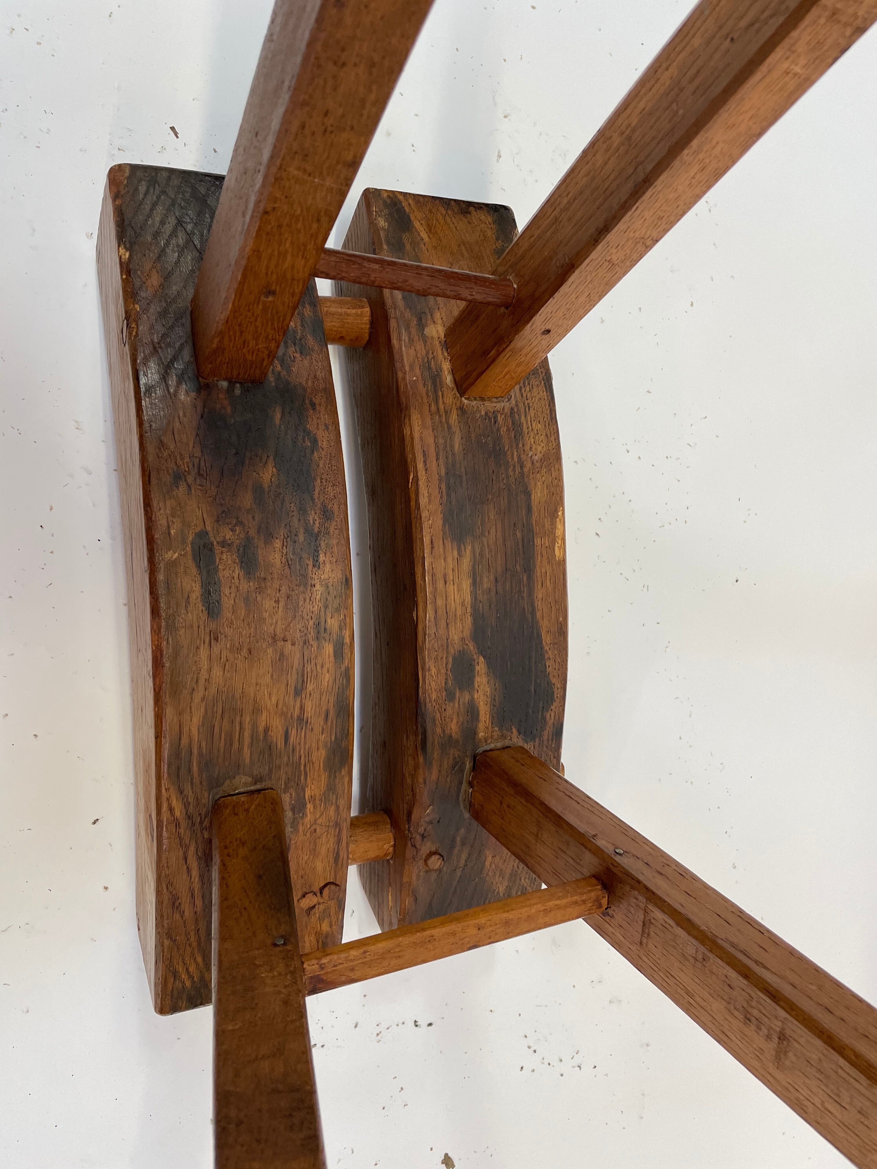 Vintage Brutalist Stool design