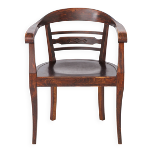 Fauteuil en bois vintage - 1930
