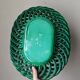 Handcrafted ceramic fruit bowl country decoration