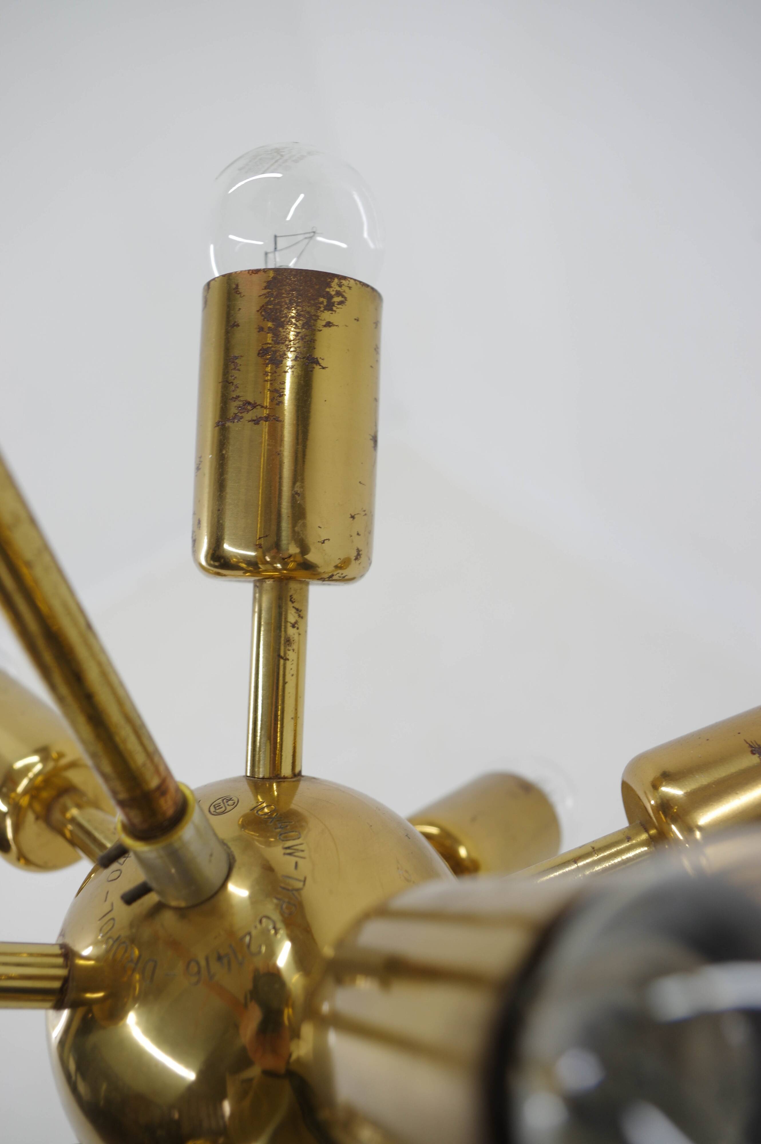 Space Age Chandelier Sputnik by Drukov, 1970s