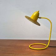 Perforated metal table lamp in Mid-Century Modern style, in the style of Mathieu Matégot, 1960s.