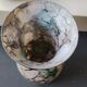 Marbled glass art ball vase. Murano style. Italy. Height 26 cm.