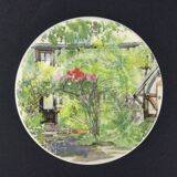 Gien, De Paris à Giverny, assiette à canapés