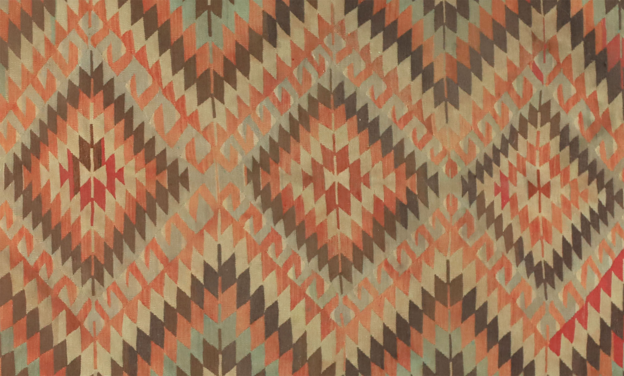 Anatolian handmade kilim rug 310 cm x 178 cm