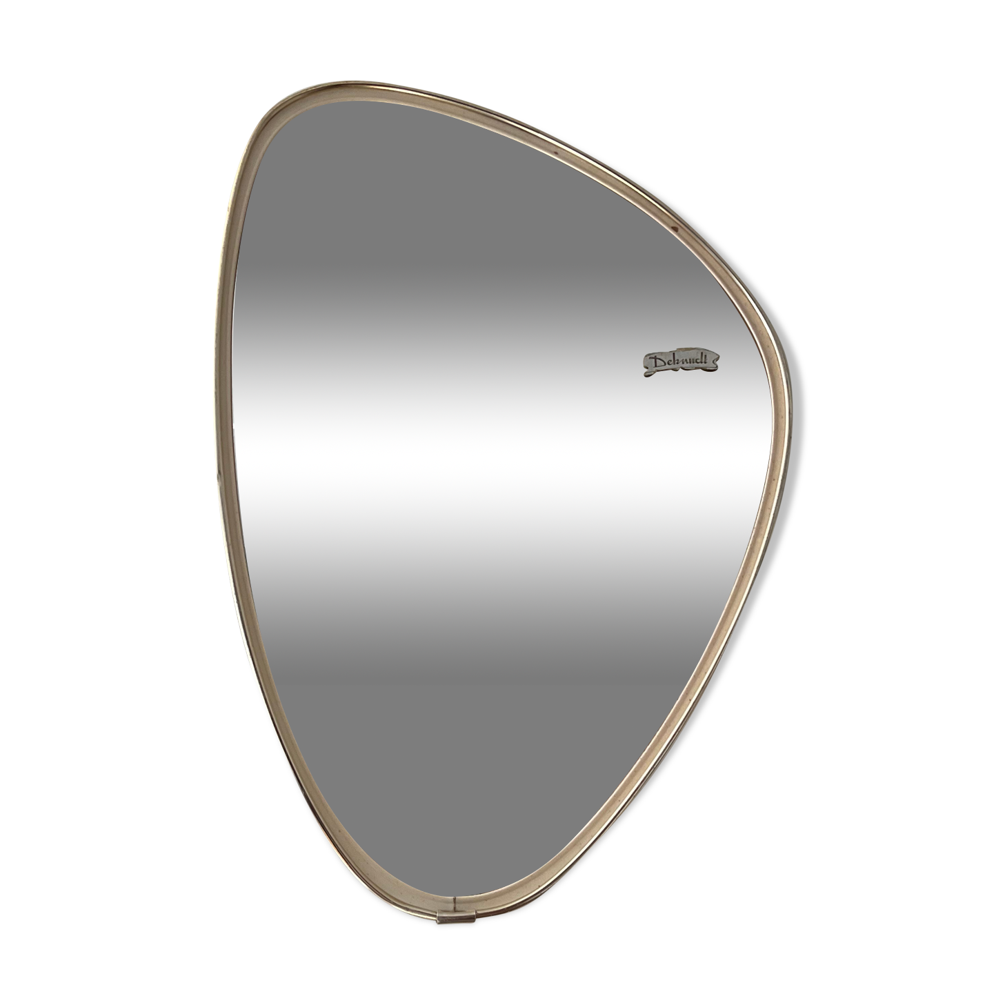 Asymmetrical mirror Deknudt freeform from the 60s-70s