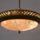 1970s Space Age Metal Pendant by LUDIB Bratislava