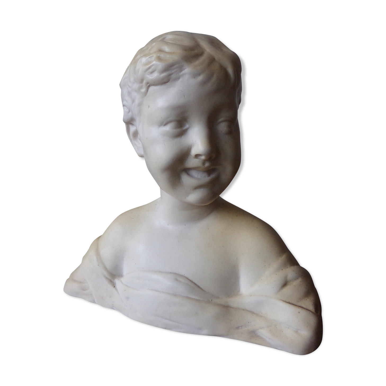 Bust of the laughing child
