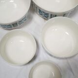 Set of 5 vintage ceramic bowls and bowls