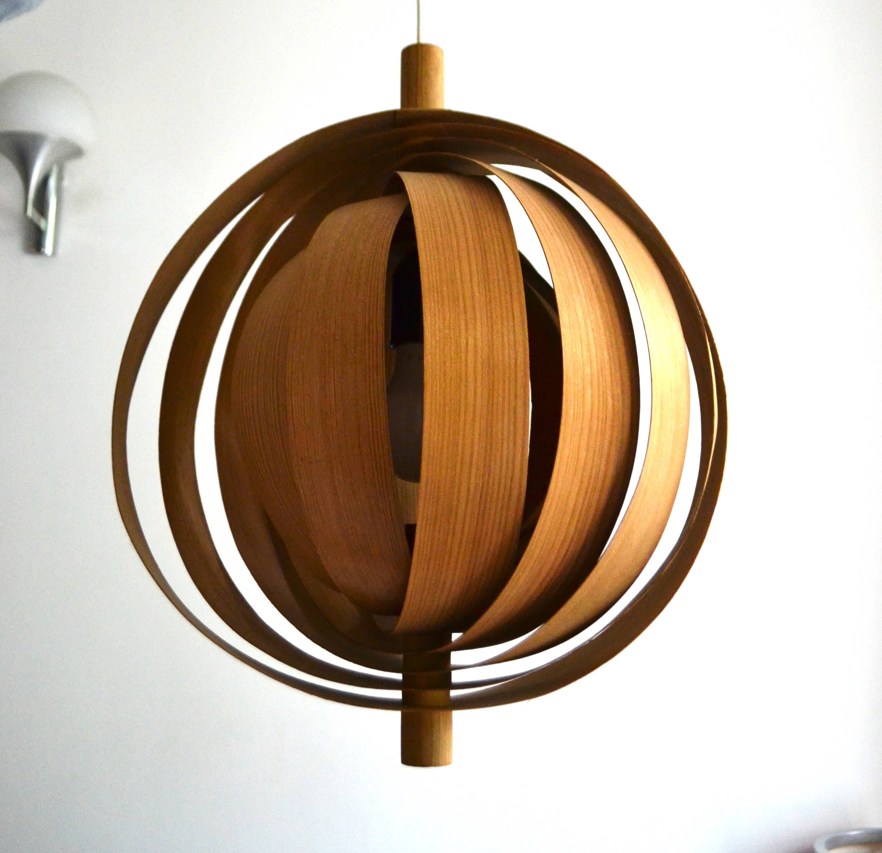 "Moon" pendant lamp by Hans Agne Jakobsson for Markaryd, Sweden, 1960s