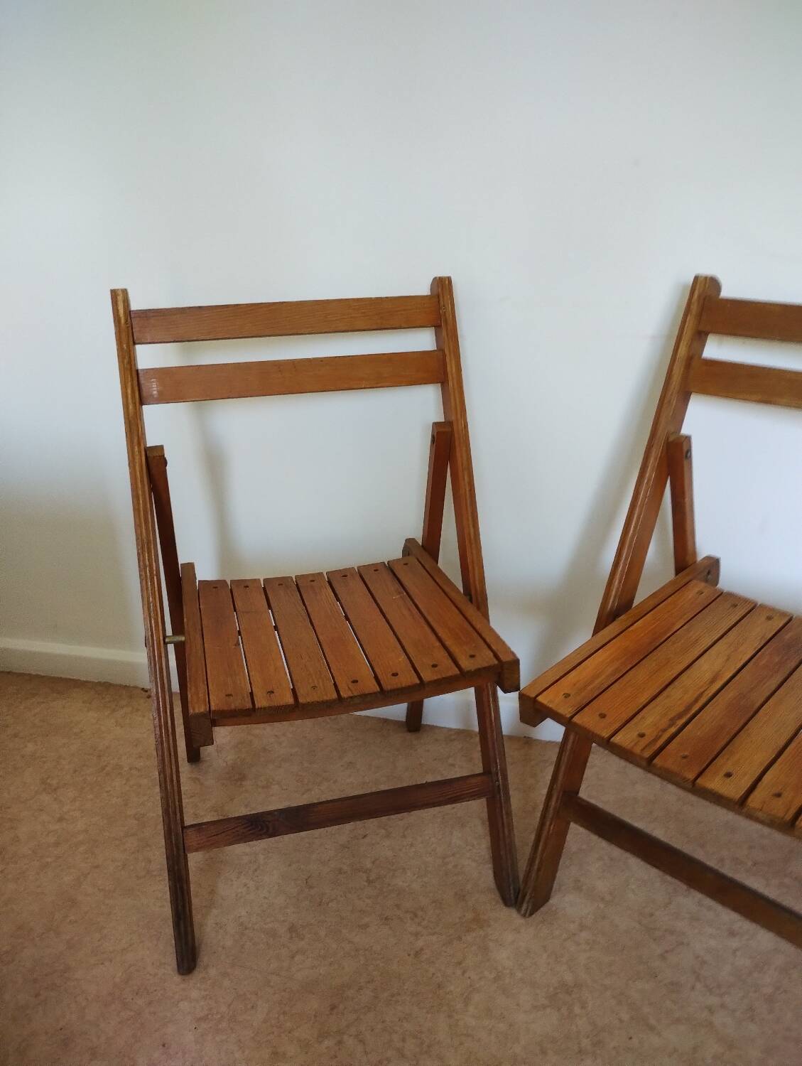 Vintage folding chairs