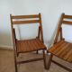 Vintage folding chairs