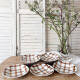 Lot de 5 assiettes vintage