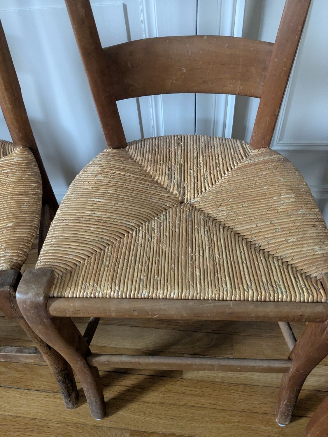 Set of 4 antique chairs