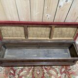 Banc coffre époque Louis Philippe en chêne massif