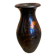 Antique Lacquered Wood Vase Vietnam Koi Carp 3D Vintage