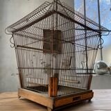 Vintage gold metal cage