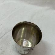 Timbale en metal argenté